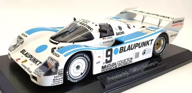 Norev Porsche 962c Team Blaupunkt N 9 1000km Nurburgring 1987 K.ludwig B.wollek 1:18 187407