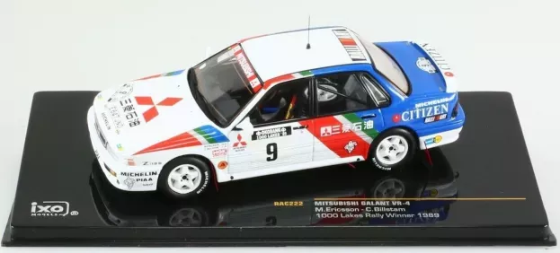 IXO Models Mitsubishi Galant Vr-4 N 9 Winner Rally 1000 Lakes 1989 M.ericsson C.billstam 1:43 RAC222
