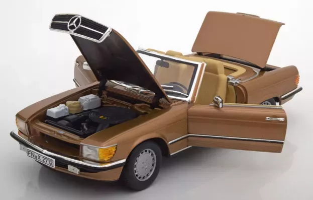 Norev Mercedes Sl-class 300sl Cabriolet r107 1986 1:18 183514
