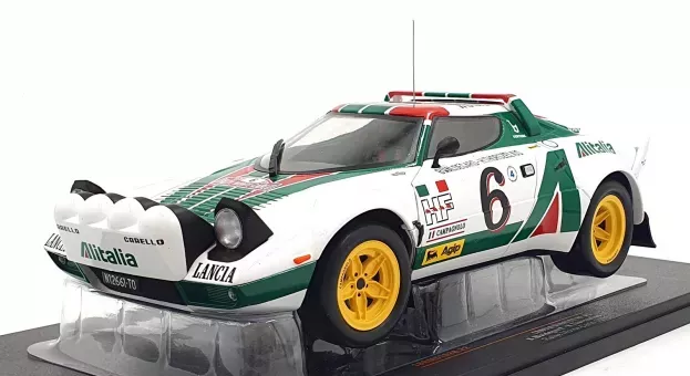 IXO Models Lancia Stratos Hf Team Alitalia night Version N 6 2nd Rally Montecarlo 1976 Bjorn Waldegaard Hans Thorszelius 1:18 18RMC162B.22