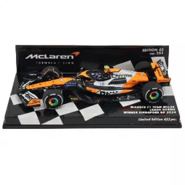 Minichamps Mclaren F1 Mcl38 Team Mclaren N 4 Winner Singapore Gp 2024 Lando Norris 1:43 537246104