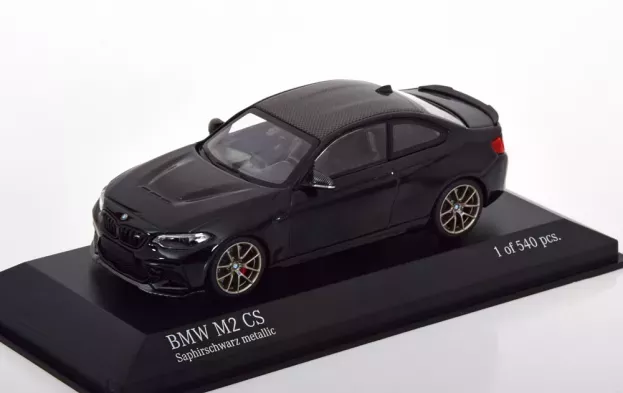 Minichamps Bmw 2-series M2 Cs Club Sport Coupe g42 2020 Gold Wheels 1:43 410021024