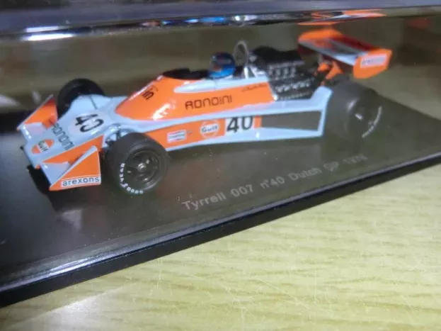 Spark Tyrrell F1 007 N 40 Gulf Dutch Gp 1976 Alessandro Pesenti Rossi 1:43 S1648