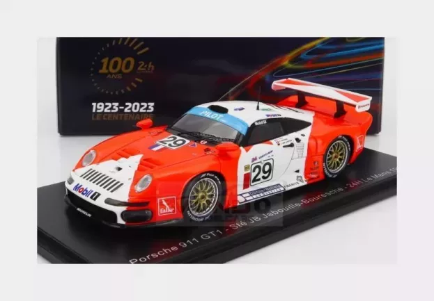 Spark Porsche 911 Gt1 3.2l Turbo Team Societe Jb N 29 24h Le Mans 1997 A.ferte J.von Gartzen O.thevenin 1:43 S5606