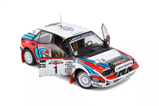Solido Lancia Delta Hf Integrale 16v Martini night Version N 1 3rd Rally Safari Kenya 1991 J.recalde M.christie 1:18 1807803