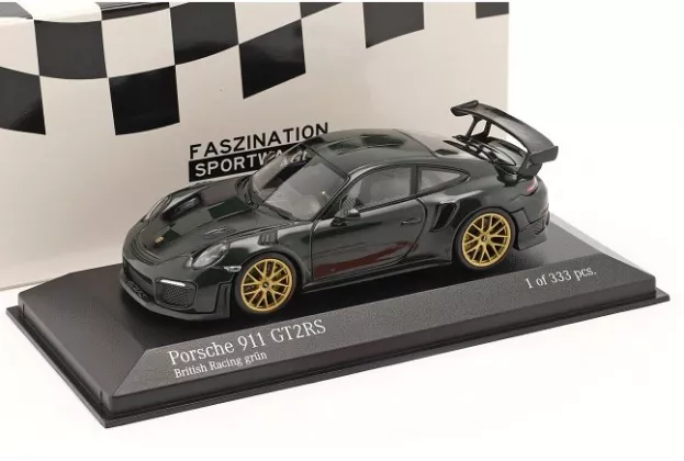 Minichamps Porsche 911 991-2 Gt2 Rs Coupe 2018 Gold Rims 1:43 413067286