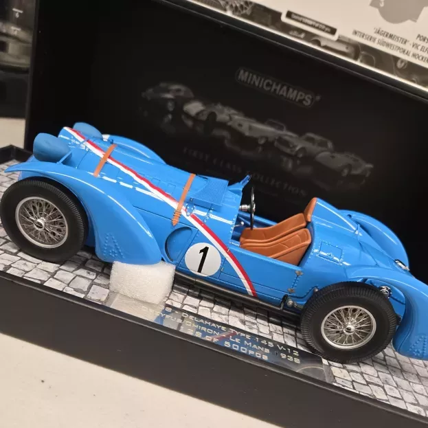 Minichamps Delahaye Type 145 V12 Spider N 1 24h Le Mans 1938 R.dreyfus L.chiron 1:18 107381161