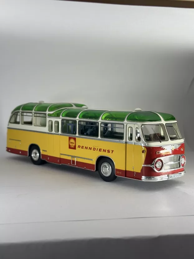 Schuco Neoplan Fh11 Autobus Garage Shell Racing Service Renndiest 1961 1:43 8965