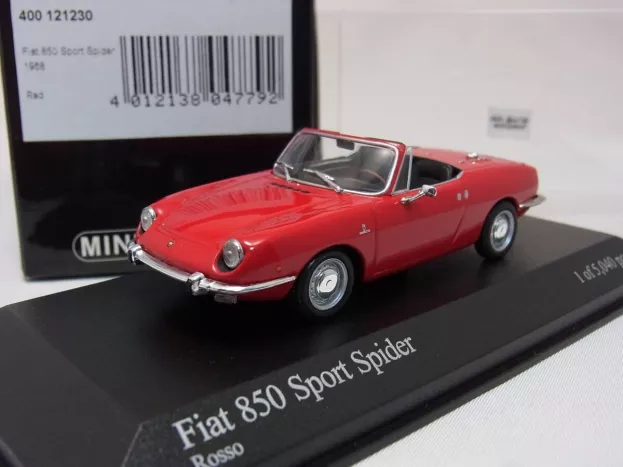 Minichamps Fiat 850 Sport Spider 1968 1:43 400121230