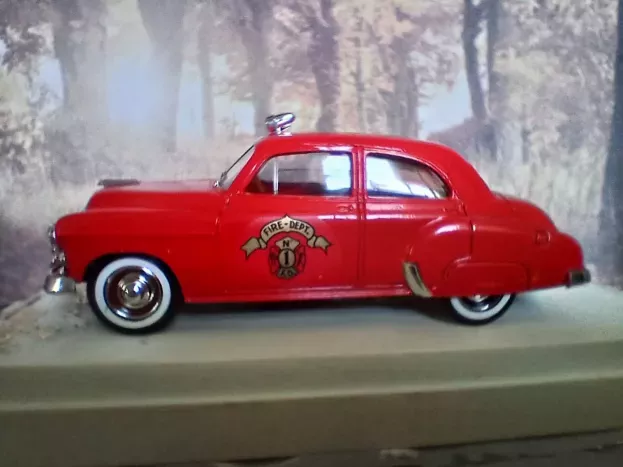 Solido Chevrolet Sedan Pompiers Fire Engine Fire Dept 1950 Vigile Del Fuoco 1:43 4518