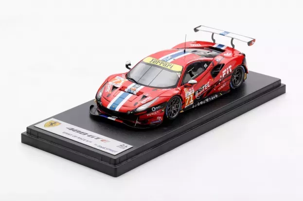 Looksmart Ferrari 488 Gte Evo 3.9l Turbo V8 Team Spirit Of Race N 71 24h Le Mans 2022 F.dezoteux P.ragues G.aubry 1:43 LSLM150