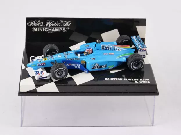 Minichamps Benetton F1 B200 N 12 Season 2000 A.wurz 1:43 430000012