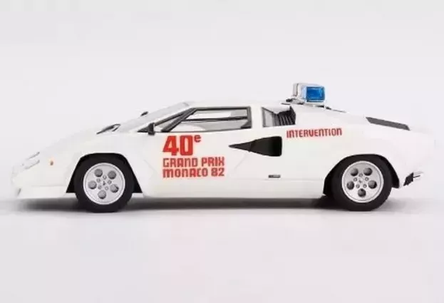 Truescale Lamborghini Countach Safety Car F1 Monaco Gp 1982 1:43 TSM430702