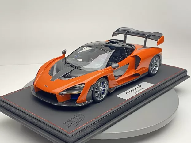 BBR Mclaren Senna Orange 2018 1:18 P18149B
