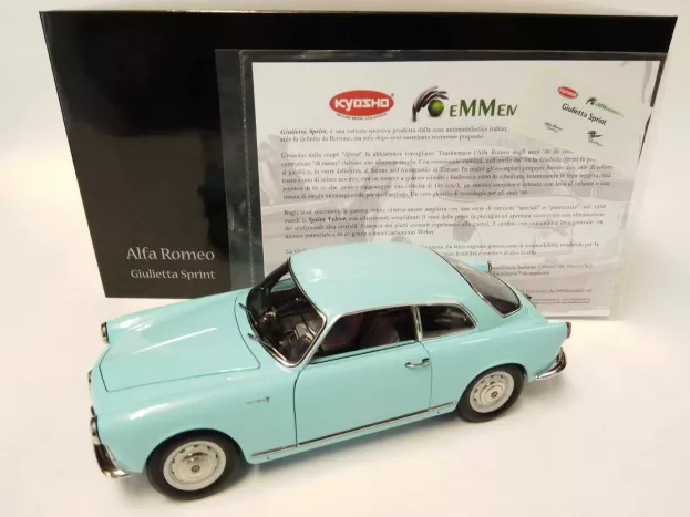 Kyosho Alfa Romeo Giulietta Sprint Coupe 1954 1:18 08957BL