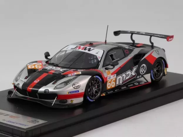 Looksmart Ferrari 488 Gte Evo 3.9l Turbo V8 Team Jmw Motortsport N 66 24h Le Mans 2022 R.van Der Zande M.kvamme J.hart 1:43 LSLM149