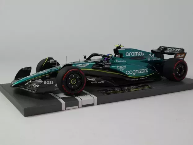 Minichamps Aston Martin F1 Amr23 Team Aramco Cognizant N 14 3rd Australian Gp 2023 Fernando Alonso 1:18 117230314