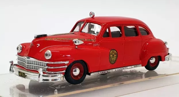 Vitesse Chrysler Windsor Sedan Fire Engine San Francisco Department 1947 1:43 373