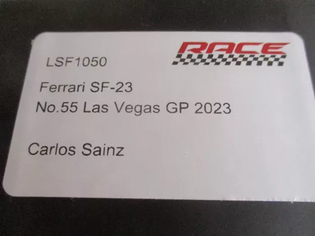 Looksmart Ferrari F1 Sf-23 Team Scuderia Ferrari N 55 Usa Las Vegas Gp 2023 Carlos Sainz 1:43 LSF1050