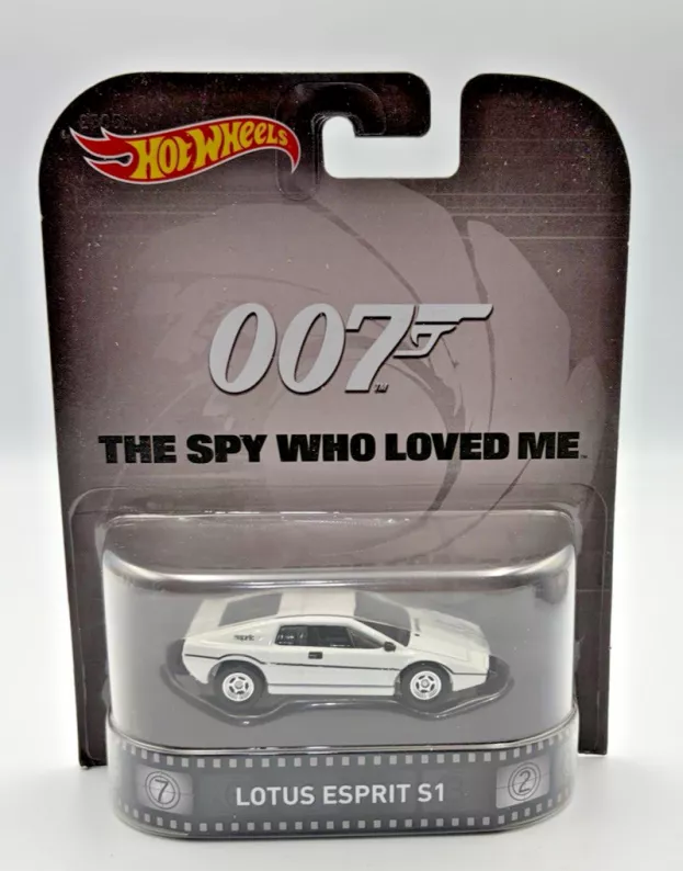Hot Wheels Lotus Esprit 1977 007 James Bond The Spy Who Loved Me La Spia Che Mi Amava 1:64 CFR26