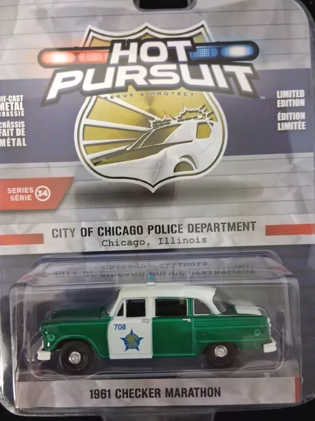 Greenlight Checker Marathon Police 1961 1:64 42910B