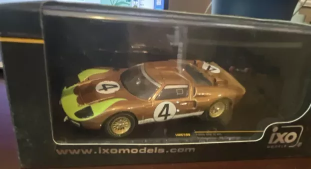 IXO Models Ford Mkii N 4 Le Mans 1966 M.donohue P.hawkinks 1:43 LMC109