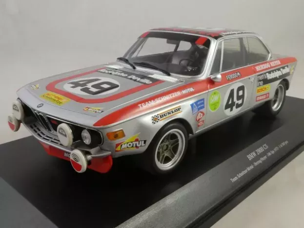 Minichamps Bmw 2800 Cs Team Schnitzer N 49 24h Le Mans 1972 H.heyer R.herzog 1:18 155722749