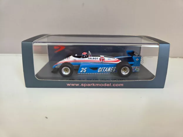 Spark Ligier F1 Js19 N 25 3rd Las Vegas Usa Gp 1982 Eddie Cheever 1:43 S4265