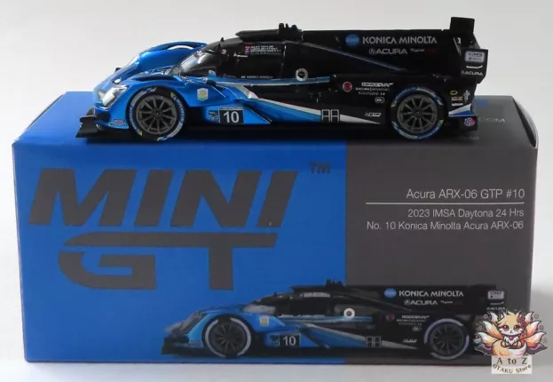 Mini GT Acura Arx-06 Team Wtr Andretti Motorsport N 10 2nd Imsa 24h Daytona 2023 F.albuquerque R.taylor B.hartley L.deletraz 1:64 MGT00685-L