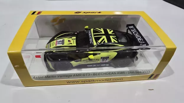 Spark Aston Martin Vantage Amr Gt3 Team Beechdean Amr N 97 24h Spa 2022 D.pittard C.fagg T.nouet R.de Angelis 1:43 SB536
