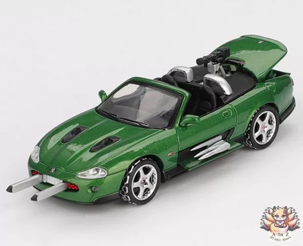 Mini GT Jaguar Xkr Spider Open 2002 James Bond 007 Die Another Day La Morte Puo' Attendere Japanese Blister Packaging 1:64 MGT00908-007J