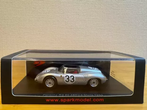 Spark Porsche Rs60 4 Spider Team Porsche Kg N 33 24h Le Mans 1960 J.bonnier G.hill 1:43 S9728