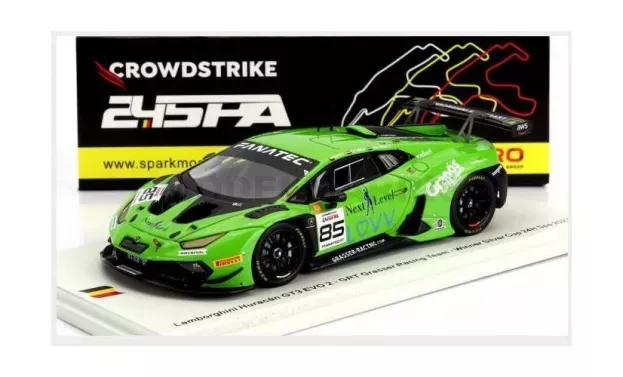 Spark Lamborghini Huracan Gt3 Evo 2 Team Grt Grasser N 85 Winner Silver Cup 24h Spa 2023 C.schmid B.hites G.van Berlo 1:43 SB711
