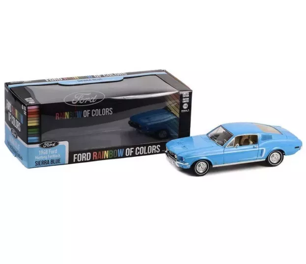 Greenlight Ford Mustang Fastback Coupe 1968 Ford Rainbow Of Colors 1:18 13640