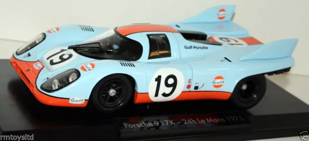 Norev Porsche 917k 4.9l Team John Wyer Automotive Engineering Ltd. Gulf N 19 2nd 24h Le Mans 1971 Herbert Muller Richard Attwood 1:18 187580D