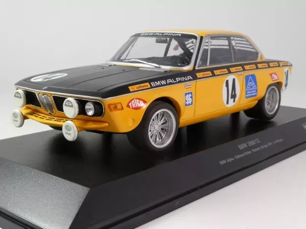 Minichamps Bmw 2800 Cs N Alpina 14 Winner 24h Spa 1970 H.kelleners G.huber 1:18 155702714