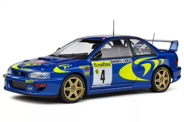 Solido Subaru Impreza Sti Wrc N 4 Winner Rally Montecarlo 1997 Piero Liatti Fabrizia Pons 1:18 1807405