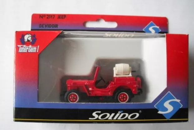 Solido Jeep Willys Devidoir Fire Engine 1:43 2117