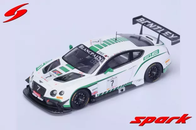 Spark Bentley Continental Gt3 N 7 24h Spa 2015 1:43 SB109