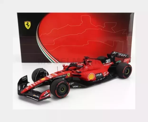BBR Ferrari F1 Sf-23 Team Scuderia Ferrari N 16 3rd Belgium Gp 2023 Charles Leclerc 1:18 BBR231816C