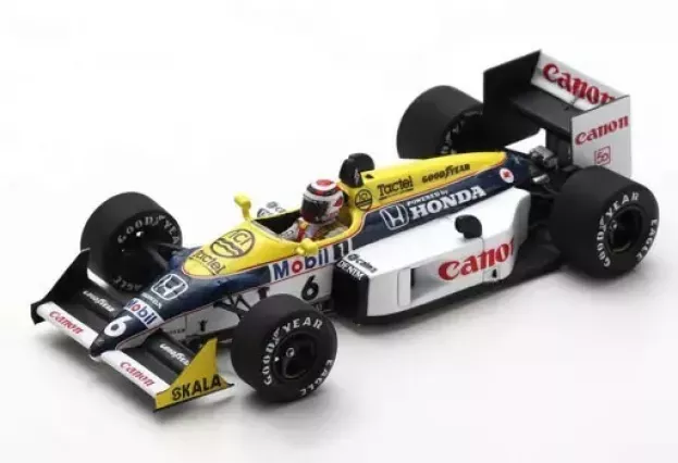 Spark Williams F1 Fw11b N 6 Winner Hungarian Gp Nelson Piquet 1987 World Champion 1:43 S7483