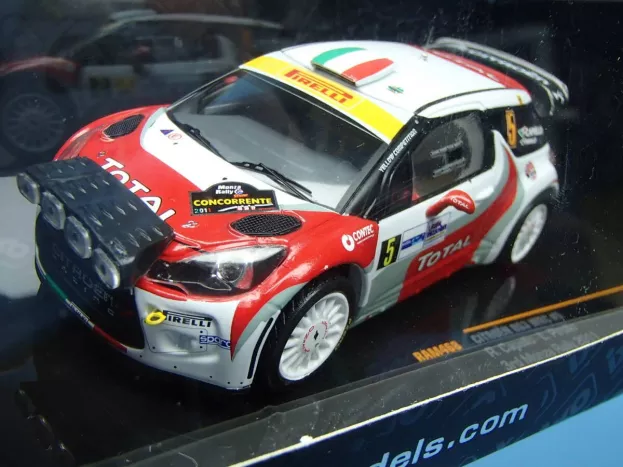 IXO Models Citroen Ds3 Wrc Total Night Version N 5 3rd Rally Monza 2011 R.capello L.pirollo 1:43 RAM468