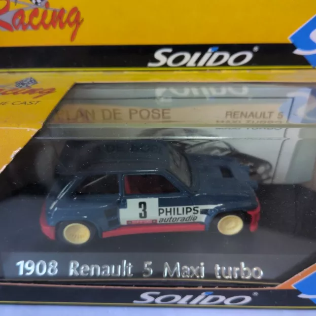 Solido Renault R5 Maxi Turbo Philips N 3 Toure De Corse 1982 1:43 1908