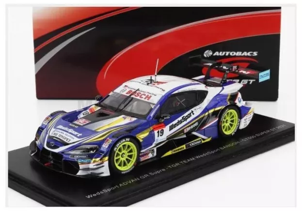 Spark Toyota Supra Gr Tesm Wedssport Bandoh N 19 Gt500 Class Super Gt 2021 Yuji Kunimoto Ritomo Miyata 1:43 SGT126