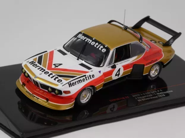 IXO Models Bmw 3.5 Csl Gr.5 Team Bmw Hermetite N 4 Winner 6h Silverstone 1976 John Fitzpatrick Tom Walkinshaw 1:43 GTM167LQ.22