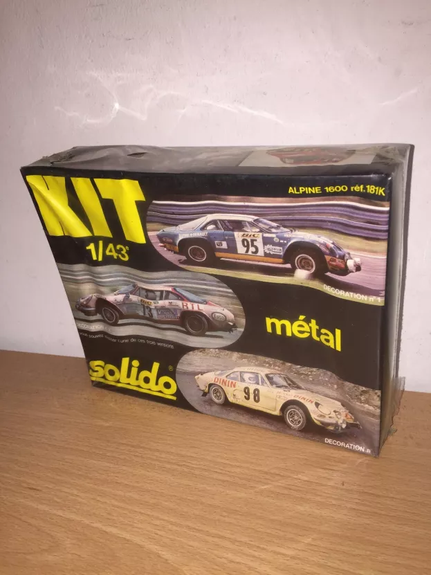 Solido Alpine A110 1600s Bic-rtl N 70 Rally Montecarlo 1972 1:43 181K