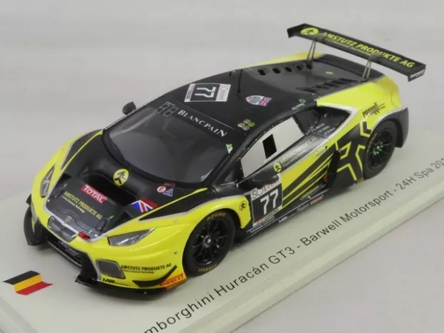Spark Lamborghini Huracan Gt3 Team Barwell Motorsport N 77 24h Spa 2017 A.amstutz M.kodric P.kujala O.gavin 1:43 SB301