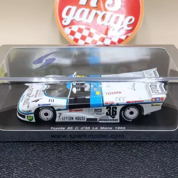 Spark Toyota 85c Tom's Team N 36 12th 24h Le Mans 1985 S.nakajima M.sekiya K.hoshino 1:43 S2350