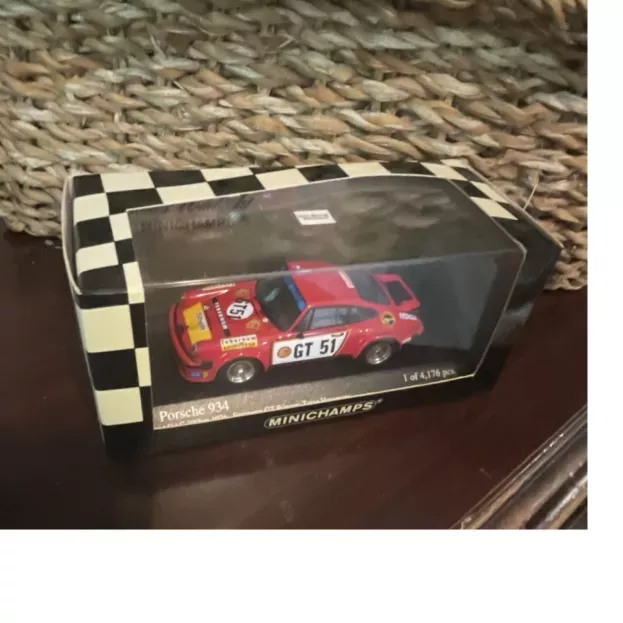 Minichamps Porsche 911 934 Team Gelo Tebernum Racing Egt N 51 Winner 300km Nurburgring 1976 T.hezemans 1:43 400766451