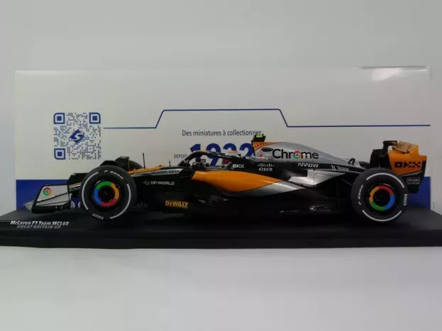 Solido Mclaren F1 Mcl60 Team Mclaren N 4 2nd British Gp 2023 Lando Norris 1:18 1811201
